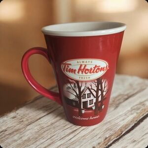 Tim Hortons Red Coffee Mug 2011